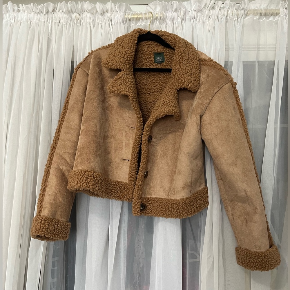 Brown Sherpa jacket